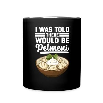 Pelmeni Russian Cuisine - Full Colour Mug - black - Front