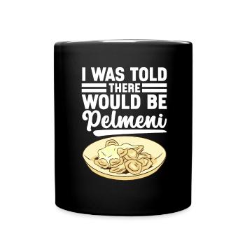 Pelmeni Russian Cuisine - Full Colour Mug - black - Front