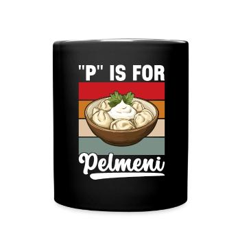Pelmeni Cuisine russe - Mug uni - noir - Devant