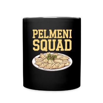 Pelmeni Russian Cuisine - Full Colour Mug - black - Front
