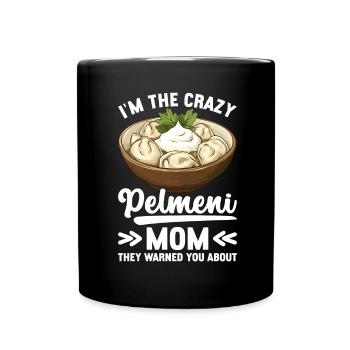 Pelmeni Russian Cuisine - Full Colour Mug - black - Front