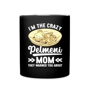 Pelmeni Russian Cuisine - Full Colour Mug - black - Front