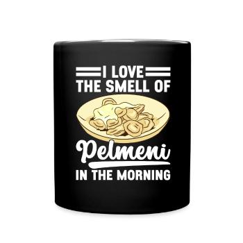 Pelmeni Russian Cuisine - Full Colour Mug - black - Front