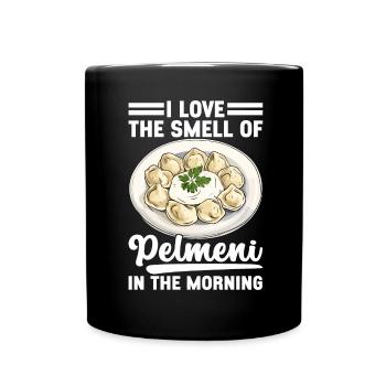 Pelmeni Russian Cuisine - Full Colour Mug - black - Front