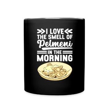 Pelmeni Russian Cuisine - Full Colour Mug - black - Front
