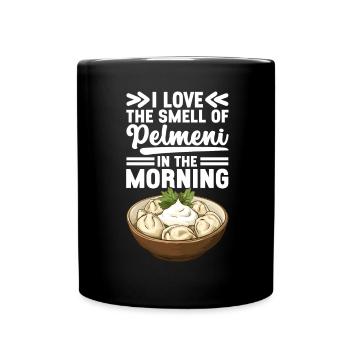 Pelmeni Russian Cuisine - Full Colour Mug - black - Front