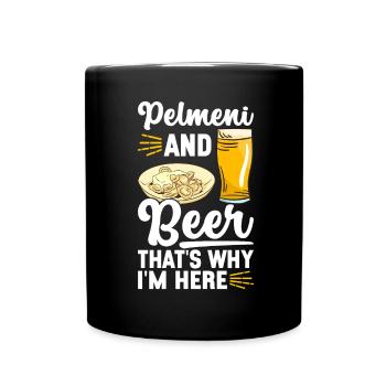 Pelmeni Cuisine russe - Mug uni - noir - Devant