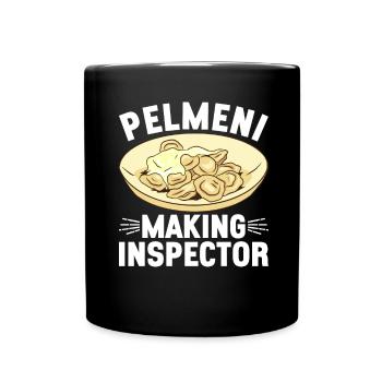 Pelmeni Russian Cuisine - Full Colour Mug - black - Front