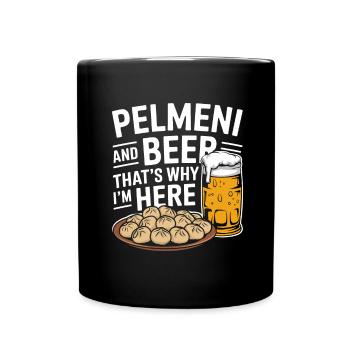 Pelmeni Cuisine russe - Mug uni - noir - Devant
