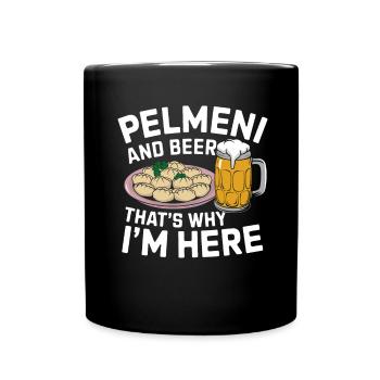 Pelmeni Cuisine russe - Mug uni - noir - Devant