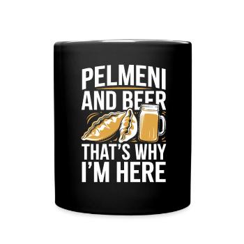 Pelmeni Cuisine russe - Mug uni - noir - Devant