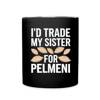 Pelmeni Cuisine russe - Mug uni - noir - Devant