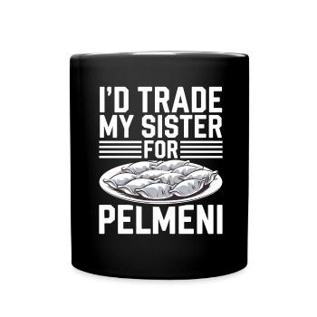 Pelmeni Cuisine russe - Mug uni - noir - Devant