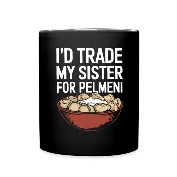 Pelmeni Cuisine russe - Mug uni - noir - Devant