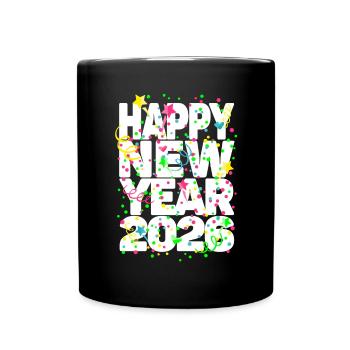Fête du Nouvel An Bonne Année 2026 - Mug uni - noir - Devant