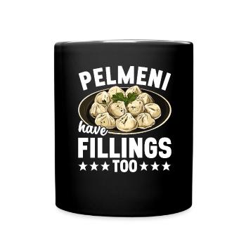 Pelmeni Cuisine russe - Mug uni - noir - Devant