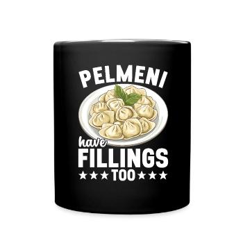 Pelmeni Cuisine russe - Mug uni - noir - Devant