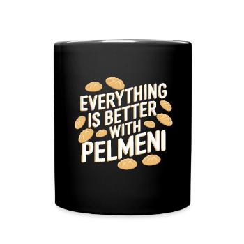 Pelmeni Cuisine russe - Mug uni - noir - Devant