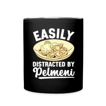 Pelmeni Cuisine russe - Mug uni - noir - Devant