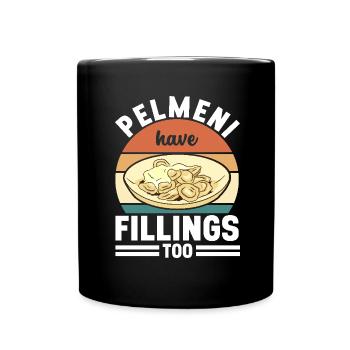 Pelmeni Cuisine russe - Mug uni - noir - Devant