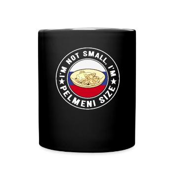 Pelmeni Russian Cuisine - Full Colour Mug - black - Front