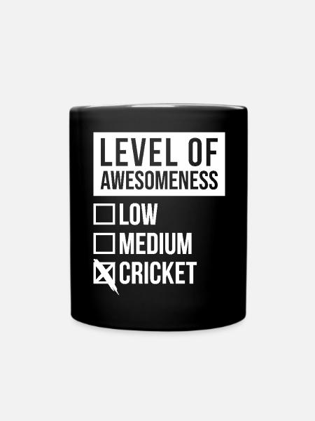 Cricket Cricket Cricket - Tasse einfarbig - Schwarz