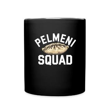 Pelmeni Russian Cuisine - Full Colour Mug - black - Front