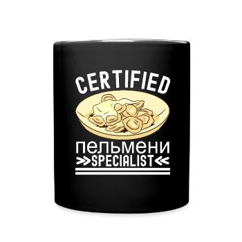 Pelmeni Cuisine russe - Mug uni - noir - Devant