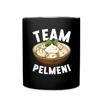 Pelmeni Russian Cuisine - Full Colour Mug - black - Front