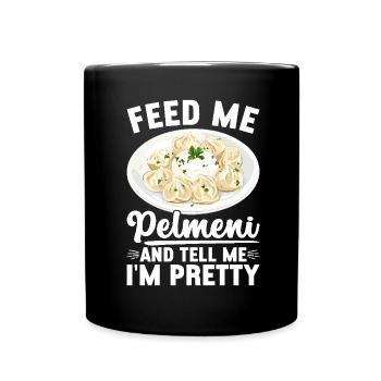 Pelmeni Cuisine russe - Mug uni - noir - Devant
