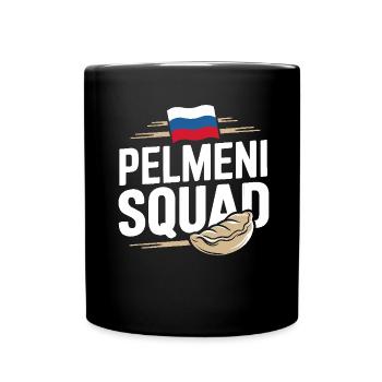 Pelmeni Russian Cuisine - Full Colour Mug - black - Front