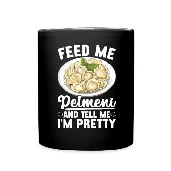 Pelmeni Cuisine russe - Mug uni - noir - Devant