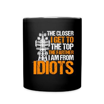 Industrial Climbers Tower Climbers Industrial Climbing - Full Colour Mug - black - Front