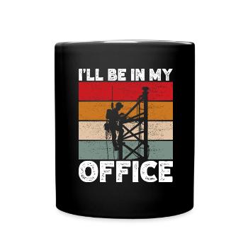 Industrial Climbers Tower Climbers Industrial Climbing - Full Colour Mug - black - Front