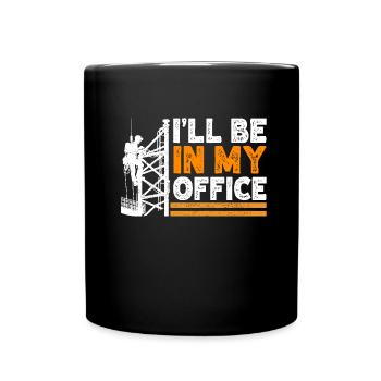 Industrial Climbers Tower Climbers Industrial Climbing - Full Colour Mug - black - Front