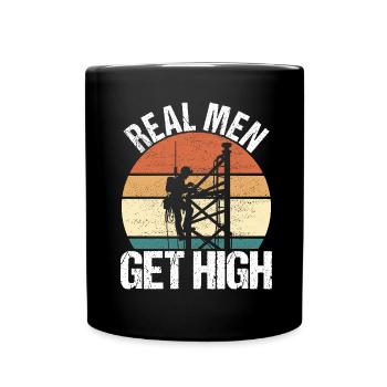 Industrial Climbers Tower Climbers Industrial Climbing - Full Colour Mug - black - Front