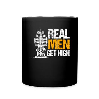 Industrial Climbers Tower Climbers Industrial Climbing - Full Colour Mug - black - Front