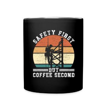 Industrial Climbers Tower Climbers Industrial Climbing - Full Colour Mug - black - Front