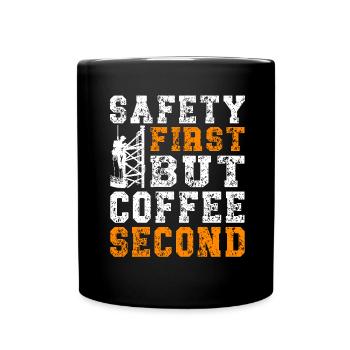 Industrial Climbers Tower Climbers Industrial Climbing - Full Colour Mug - black - Front