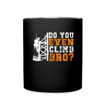 Industrial Climbers Tower Climbers Industrial Climbing - Full Colour Mug - black - Front