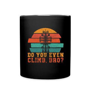 Industrial Climbers Tower Climbers Industrial Climbing - Full Colour Mug - black - Front