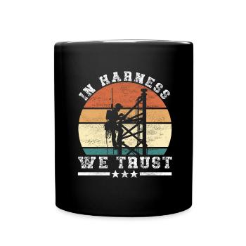 Industrial Climbers Tower Climbers Industrial Climbing - Full Colour Mug - black - Front