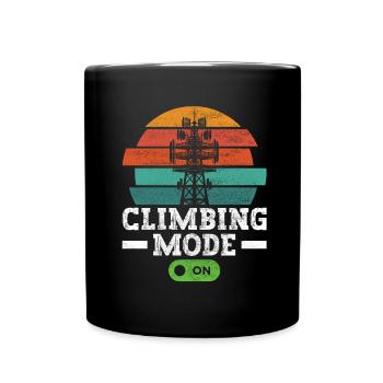 Industrial Climbers Tower Climbers Industrial Climbing - Full Colour Mug - black - Front