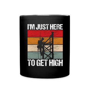 Industrial Climbers Tower Climbers Industrial Climbing - Full Colour Mug - black - Front