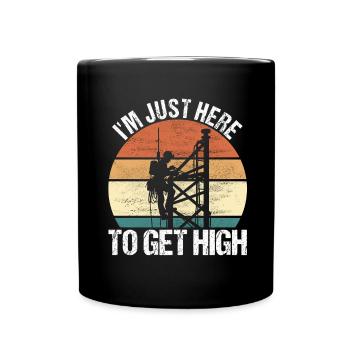 Industrial Climbers Tower Climbers Industrial Climbing - Full Colour Mug - black - Front