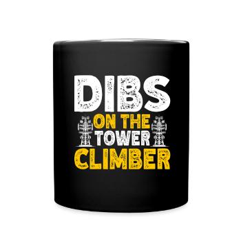 Industrial Climbers Tower Climbers Industrial Climbing - Full Colour Mug - black - Front