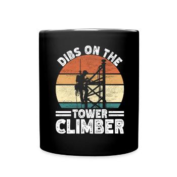 Industrial Climbers Tower Climbers Industrial Climbing - Full Colour Mug - black - Front