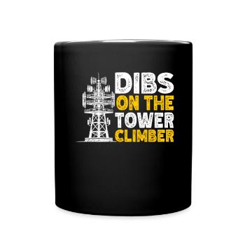 Industrial Climbers Tower Climbers Industrial Climbing - Full Colour Mug - black - Front
