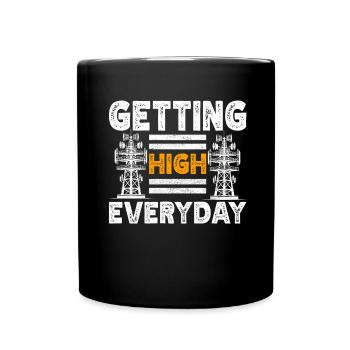 Industrial Climbers Tower Climbers Industrial Climbing - Full Colour Mug - black - Front