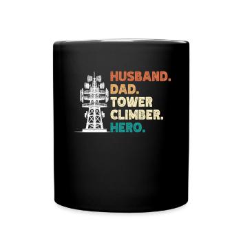 Industrial Climbers Tower Climbers Industrial Climbing - Full Colour Mug - black - Front